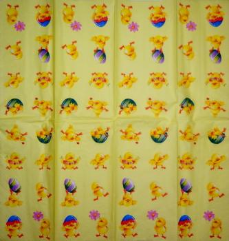 KÜK-010 Chicken - 4-ply (yellow) - Paper Design - Handkerchief